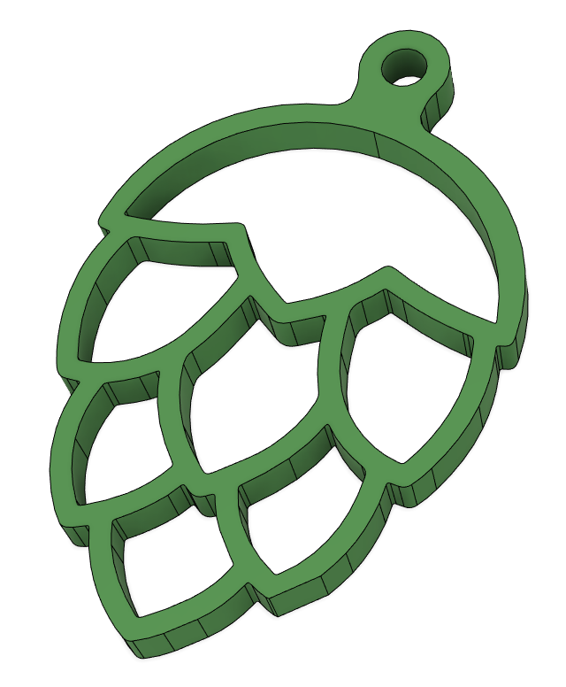 Hops Keychain