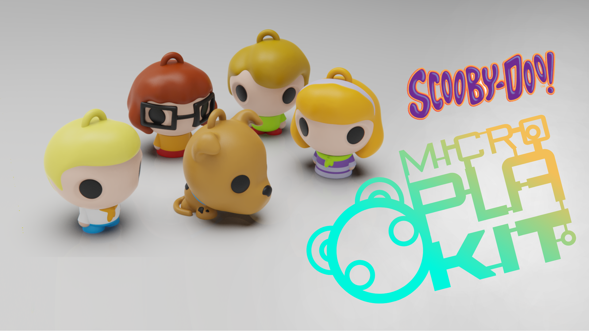 Scooby-Doo! Set (MicroPlaKit Series)