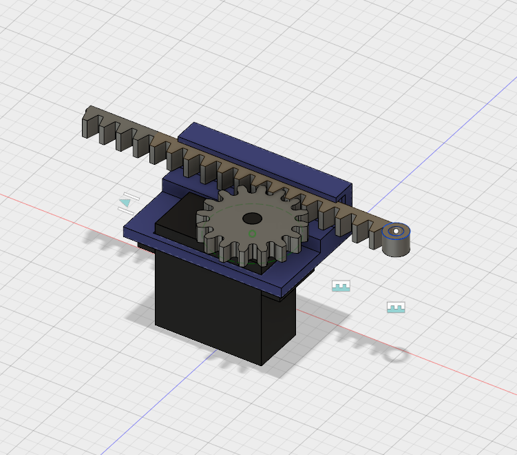 MG995 Servo linear actuator