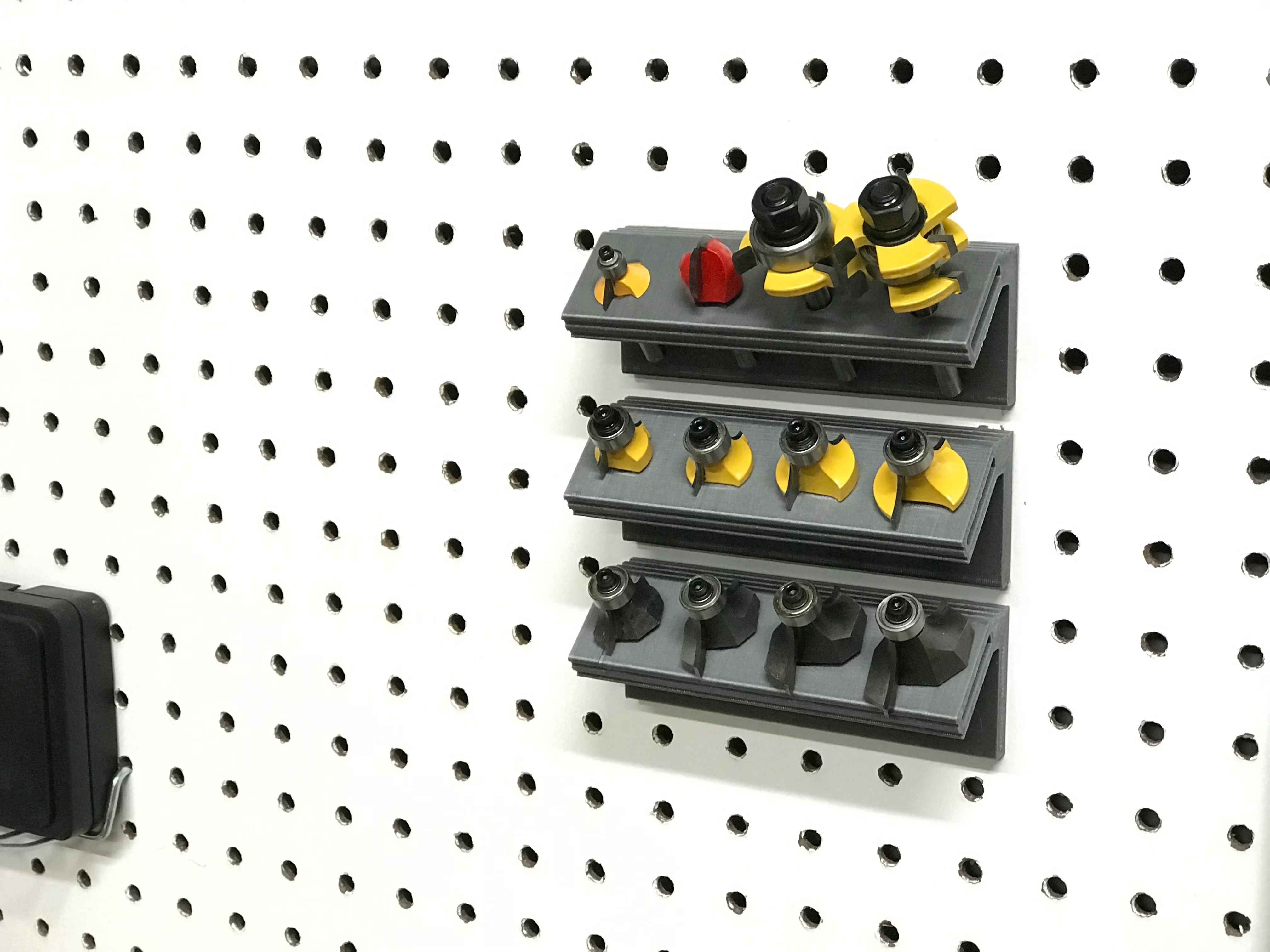 Router Bit Pegboard Caddy