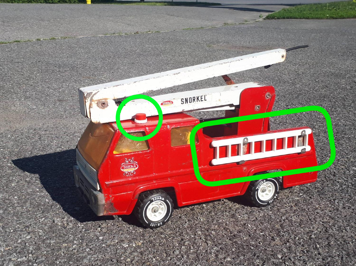 Accessories for Tonka Snorkel Truck