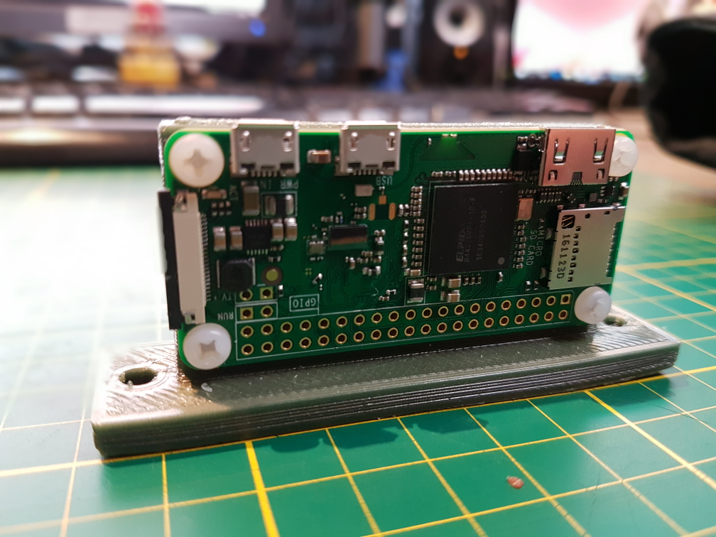 Raspberry Pi Zero W holder for 2020 Extrusion like HyperCube printers