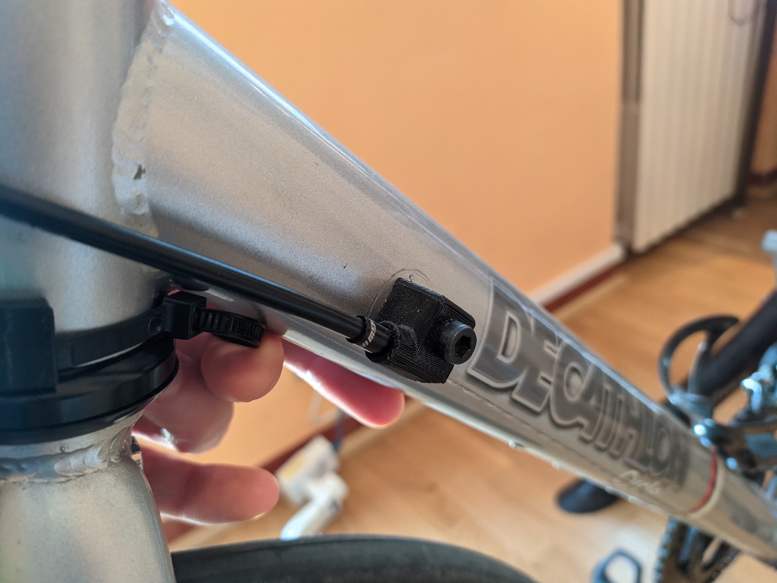 Downtube shifter conversion
