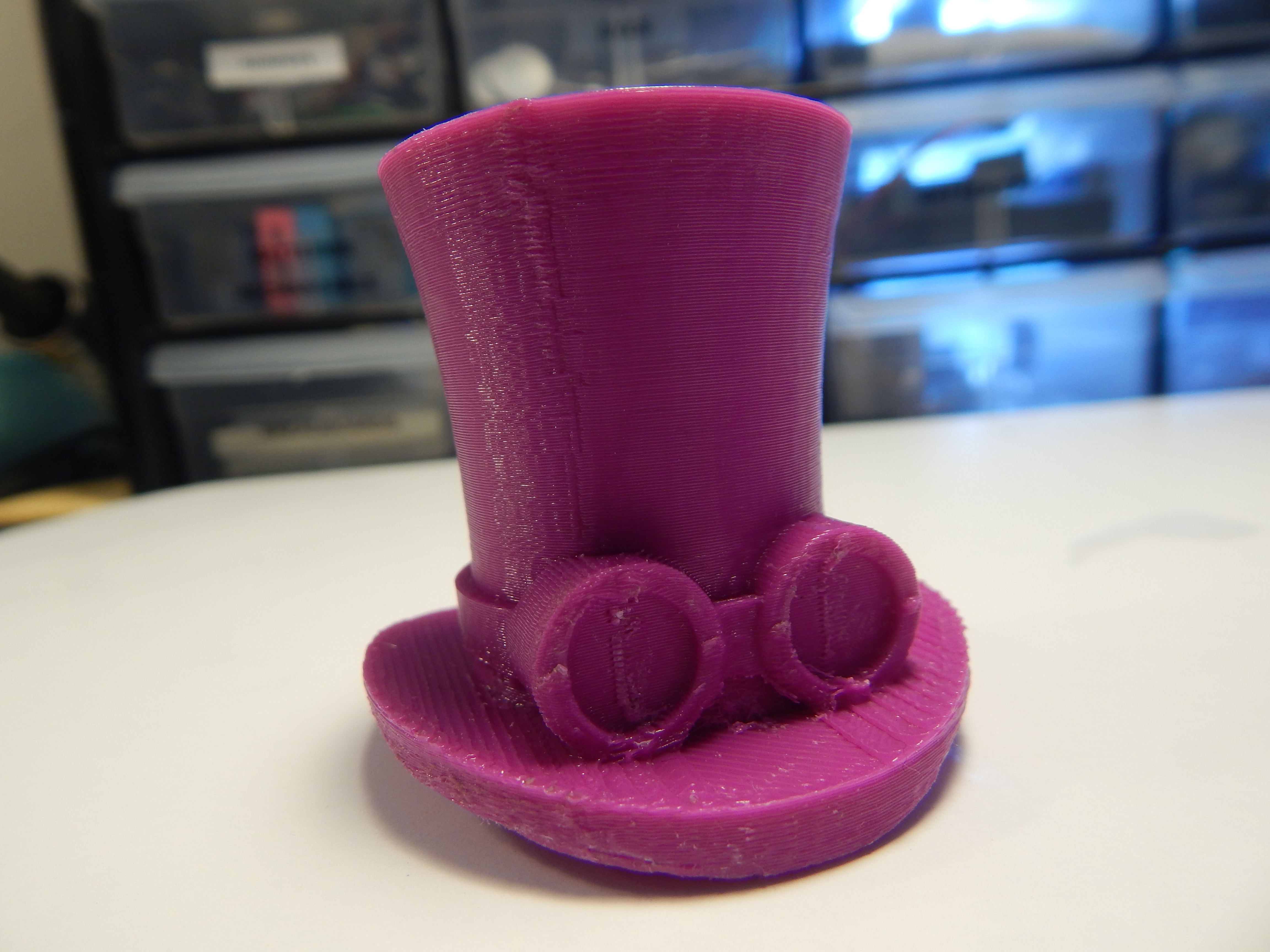 Top Hat with Goggles - Danbury Hackerspace Hat