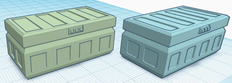 Space Colony Footlockers