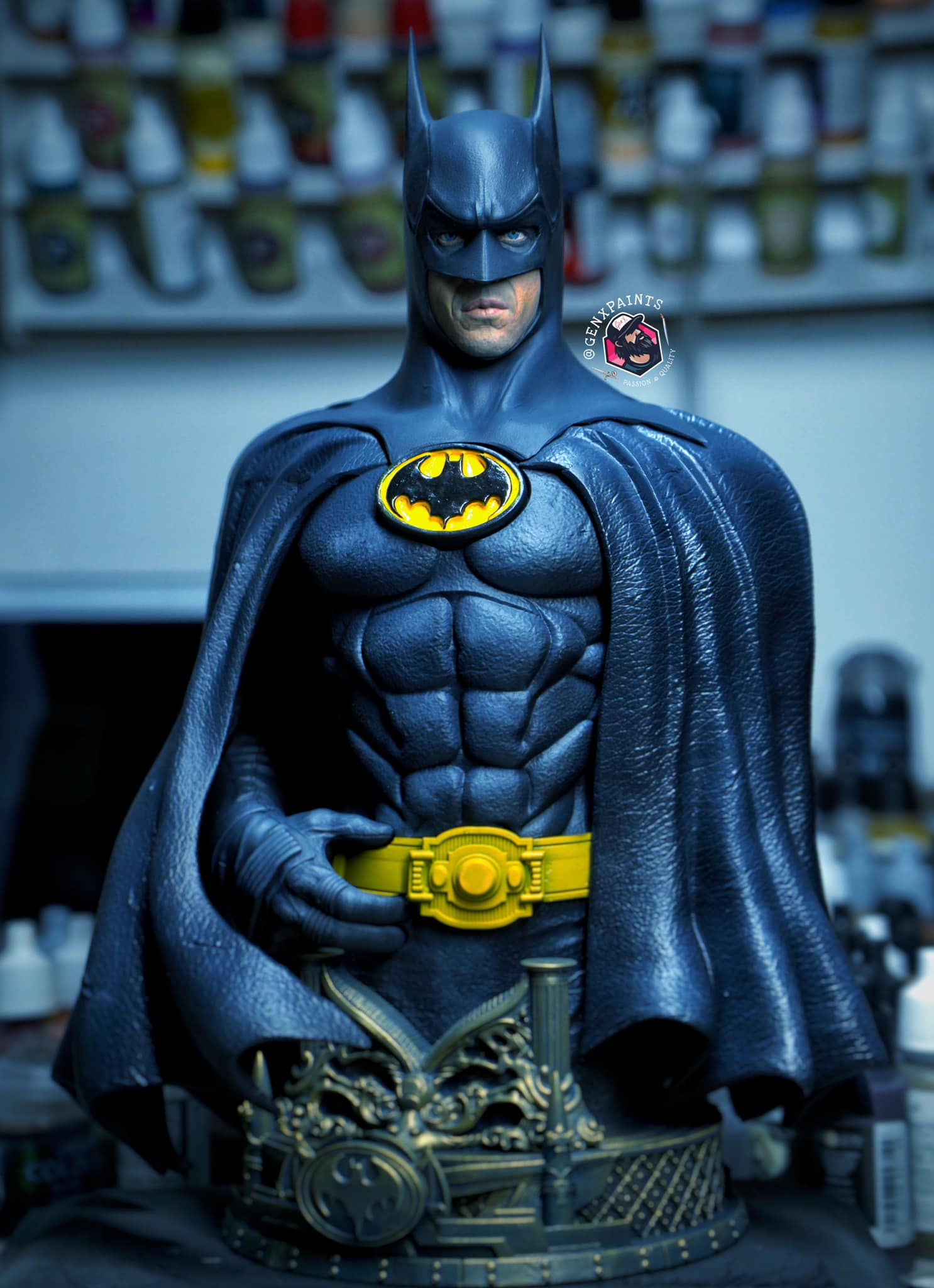 B3DSERK BATMAN BUST: TESTED AND READY FOR 3D PRINTING