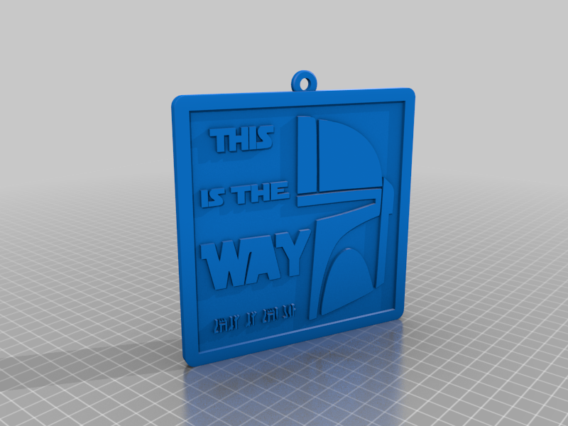 This is the Way - Mandalorian Picture Frame 2
