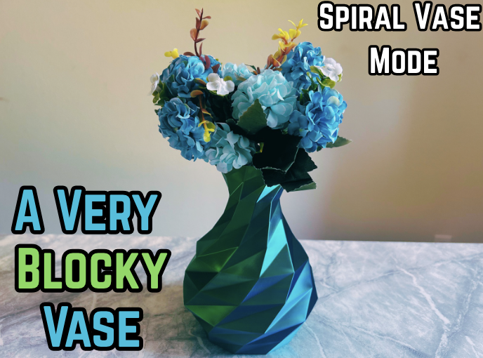A Very Blocky Vase / Low Poly Vase