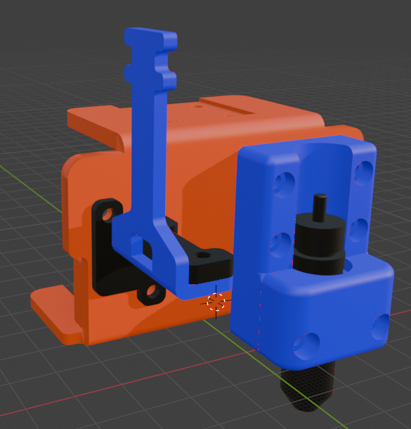 Ender 3 X Linear Rail Vinyl Cutter Mount