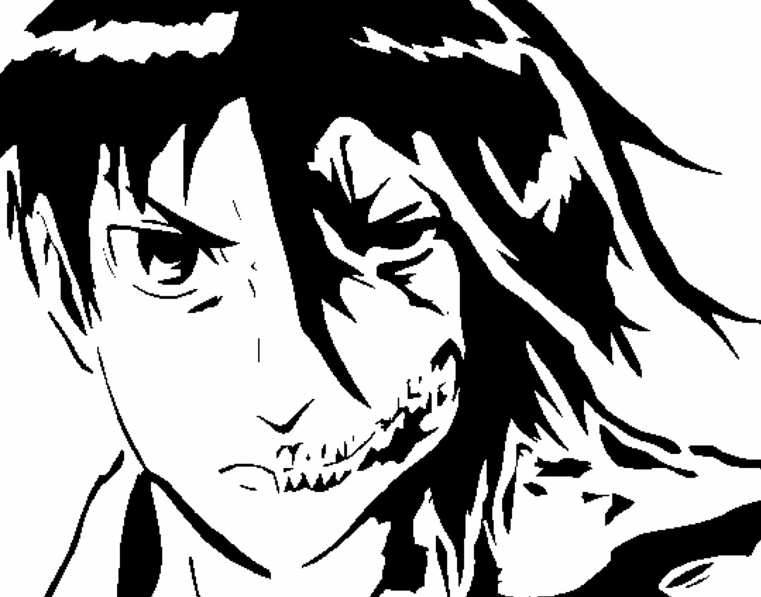 AOT Eren Yeager stencil
