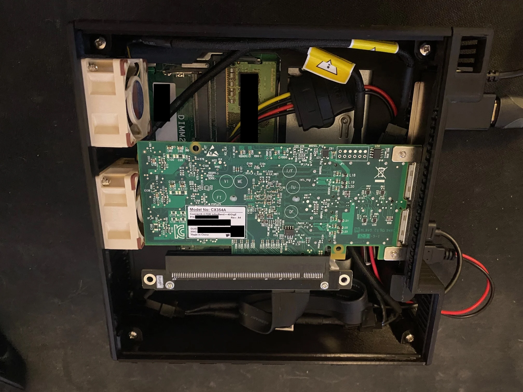 Lenovo Thinkcenter Tiny M910q M80Q M.2 to PCIe adapter cage