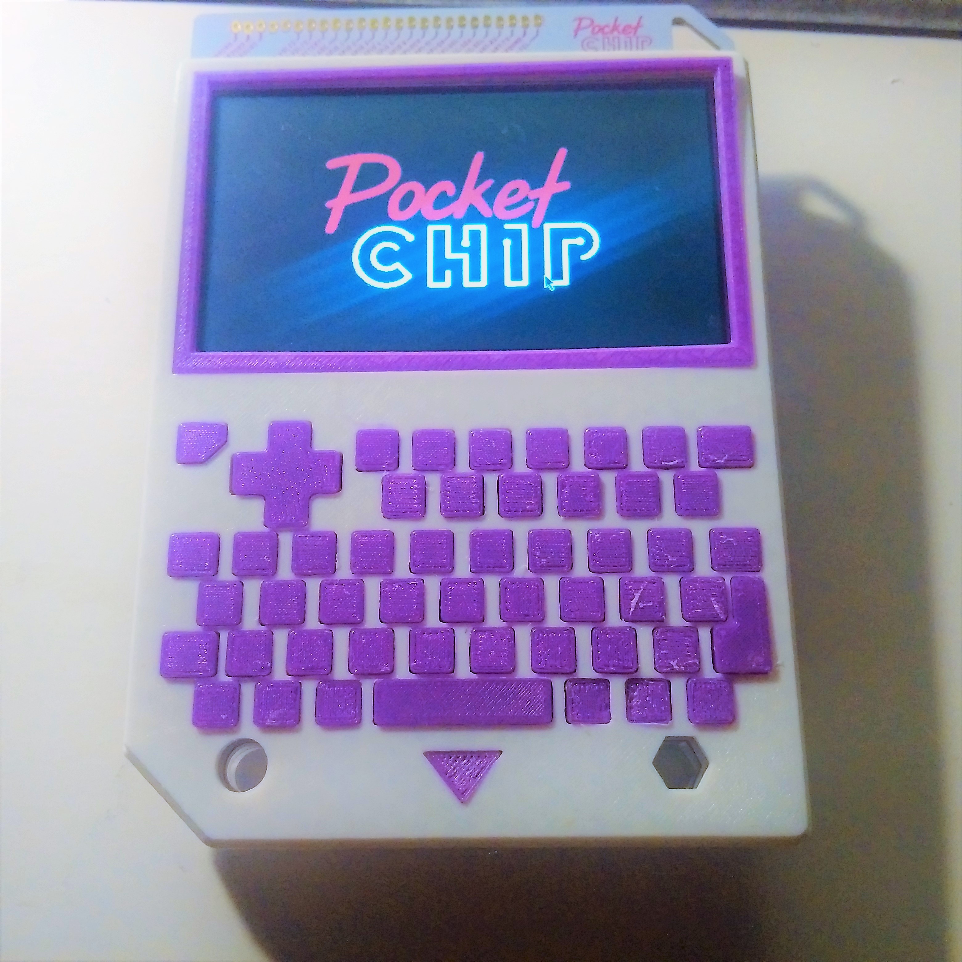 PocketCHIP with square keys