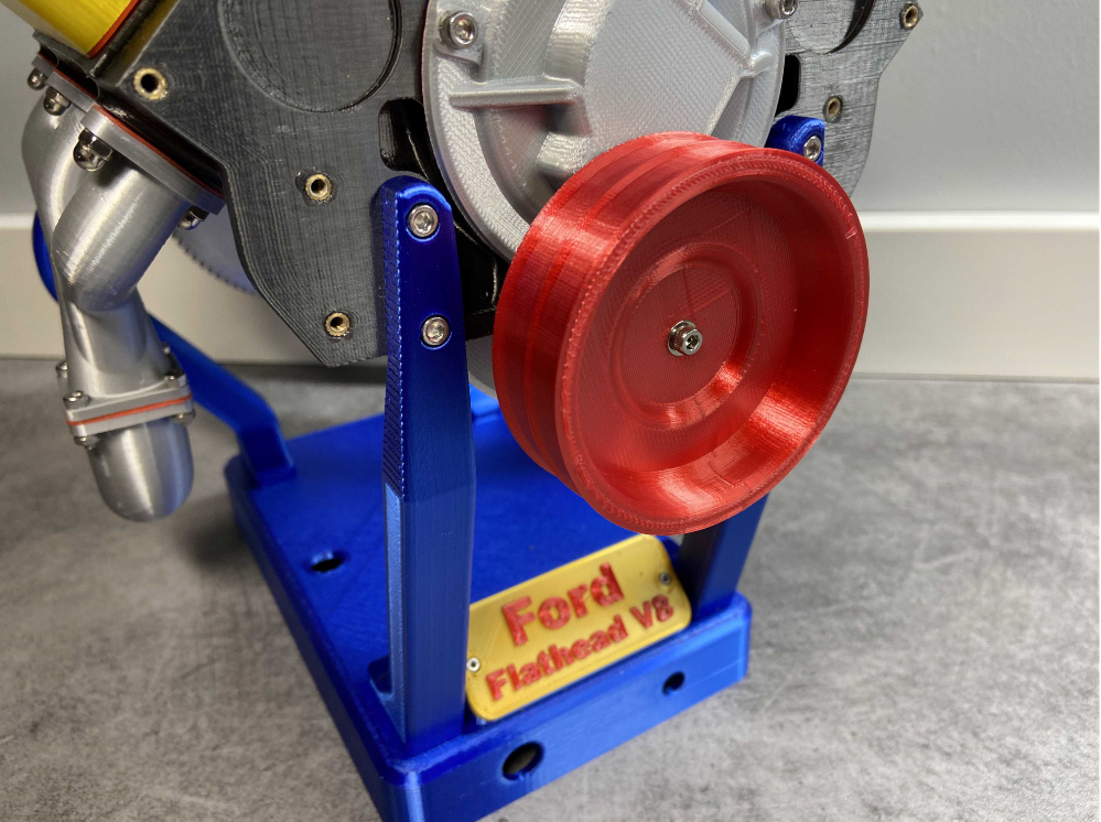 Ford FlatHead V8 (4/14) / Crank Pulley remix