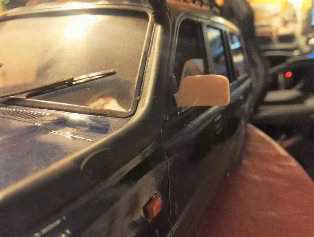 mirrors+glass Toyota LC80 RC 1:10