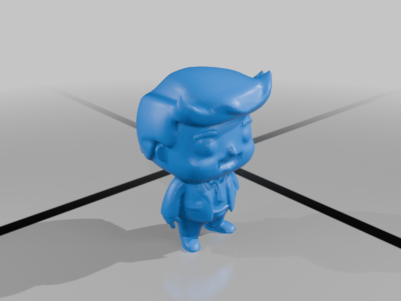 Donald Trump 3D Printable Figure