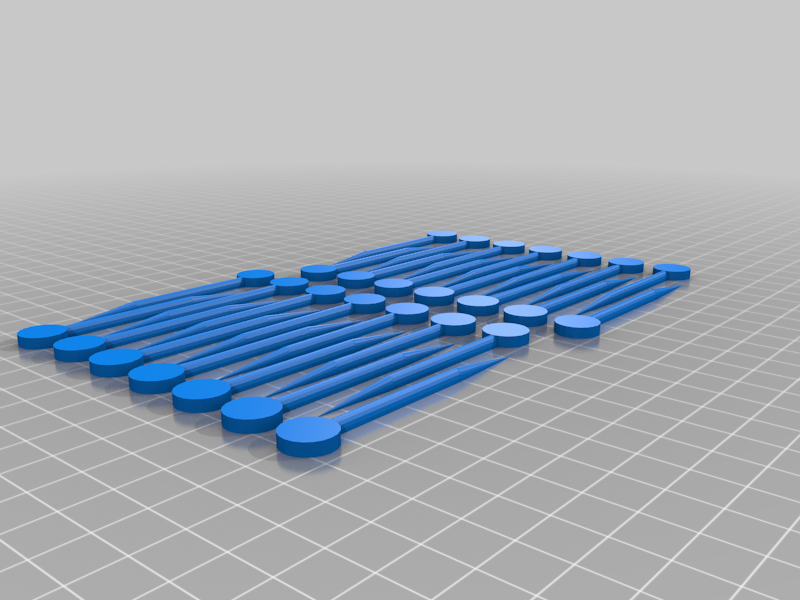 Hair curler pins