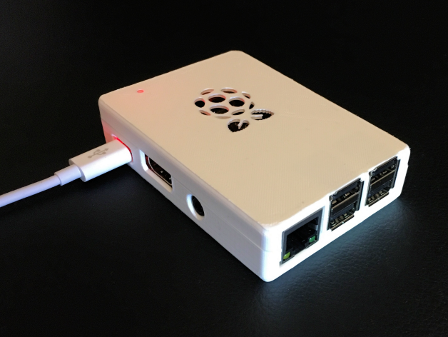 RaspberryPi 3 case, no screws