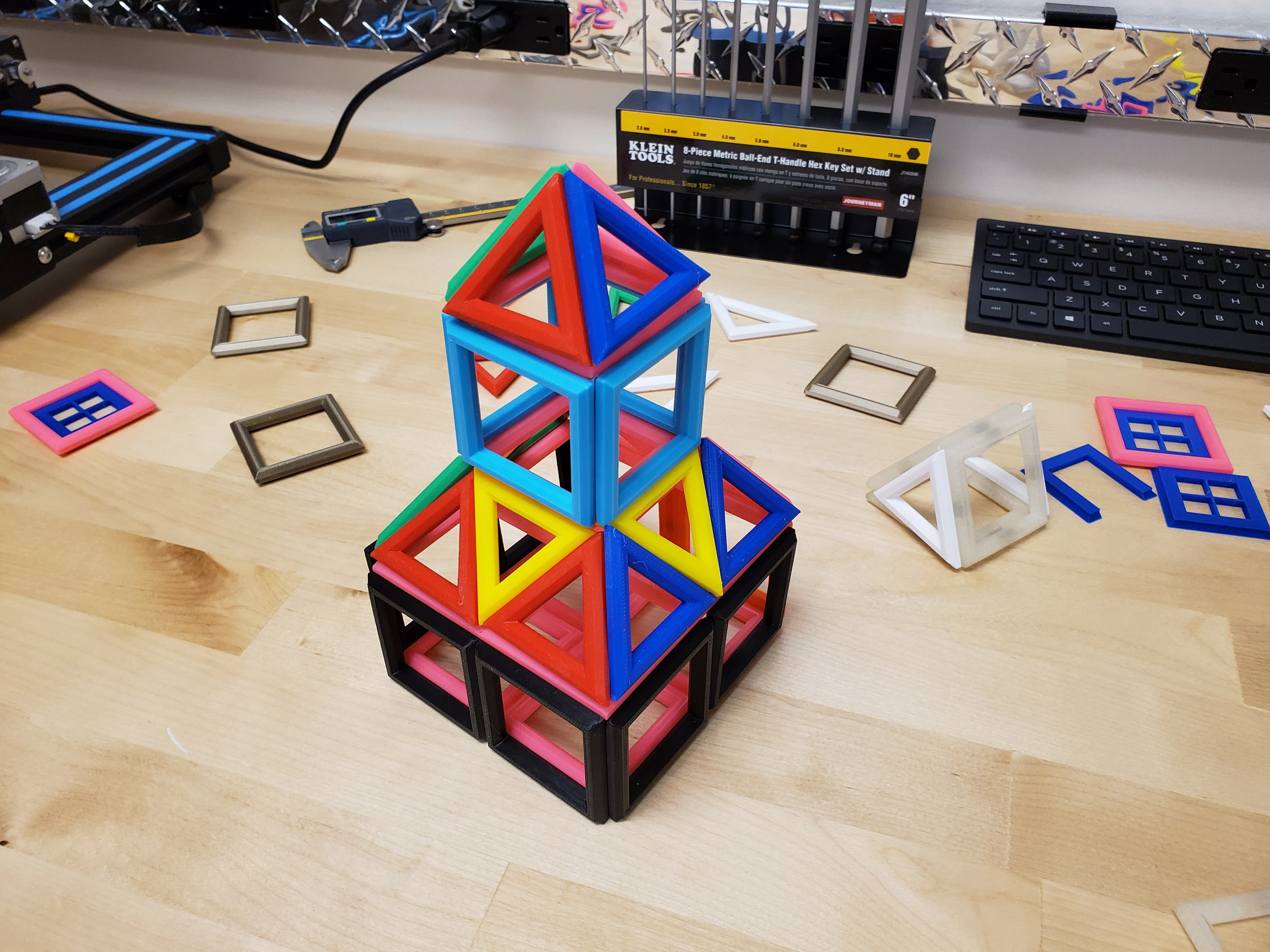 Magnetic Tile Construction Set