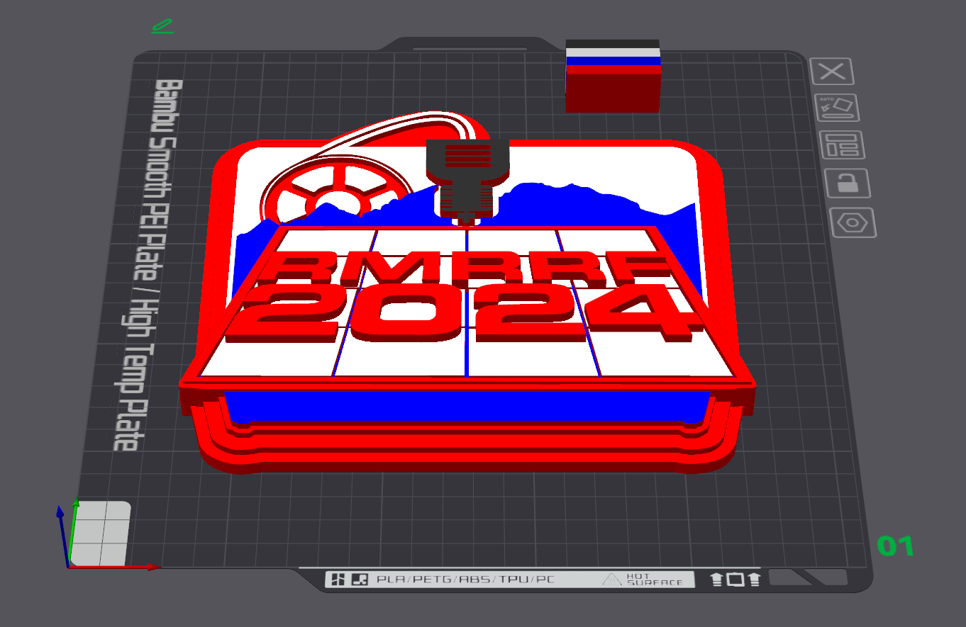 RMRRF 2024 Logo - MM for Bambu Lab (Rocky Mountain RepRap Festival)