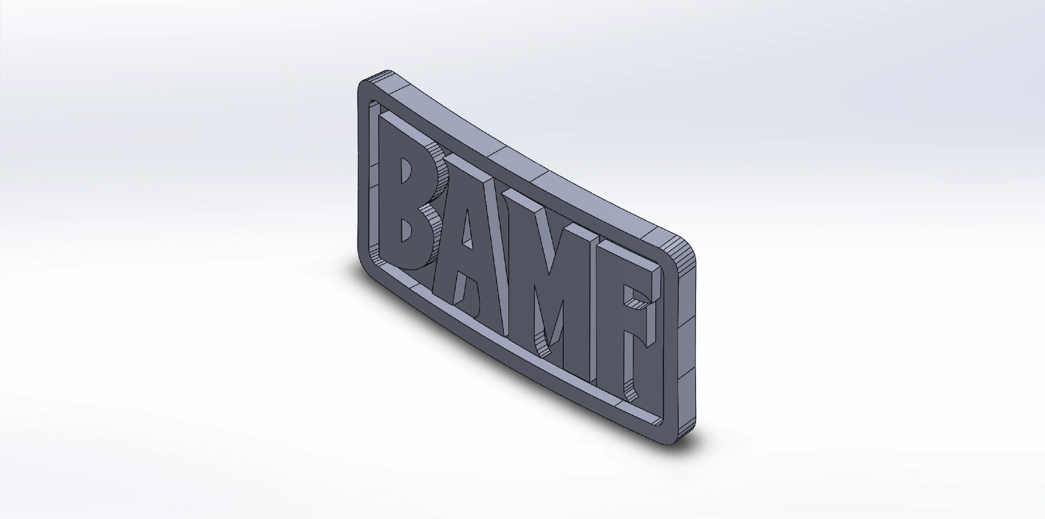 McCree BAMF Belt Buckle
