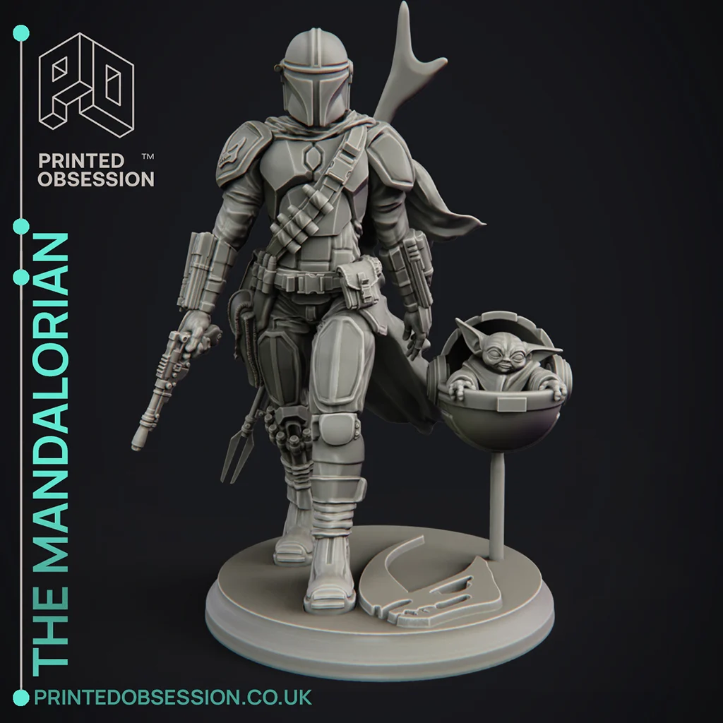 The Mandalorian - Star Wars Fanart - 30cm