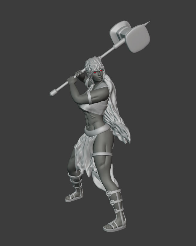 Drow Barbarian