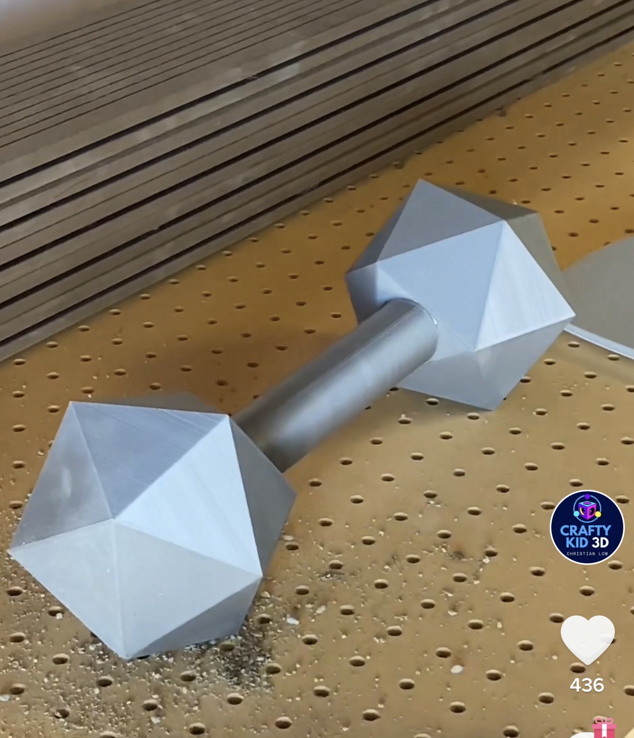 Dumbbell Weight! (Fill with sand or concrete)