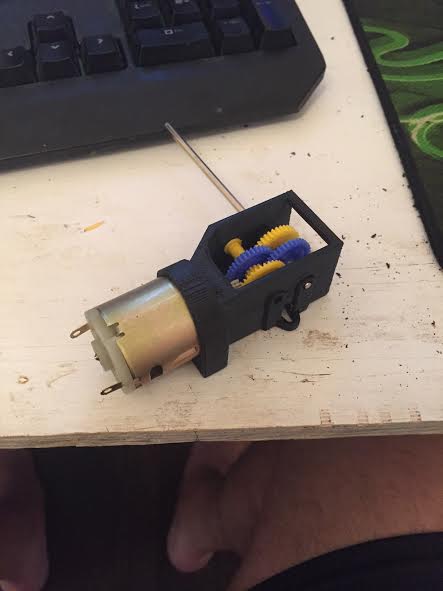 9-18V Motor (RadioShack) Gearbox