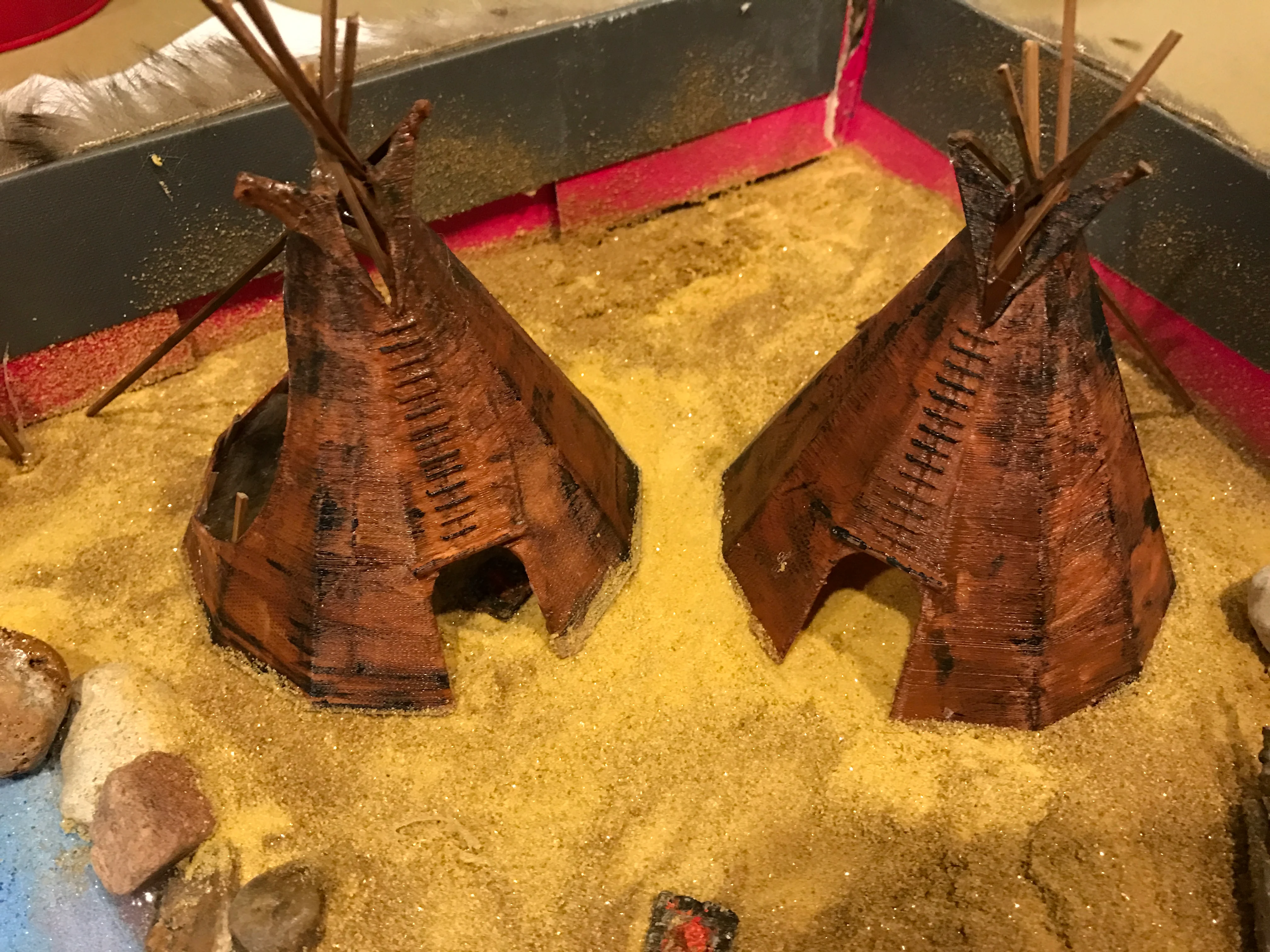 Tipi for Native American Diorama