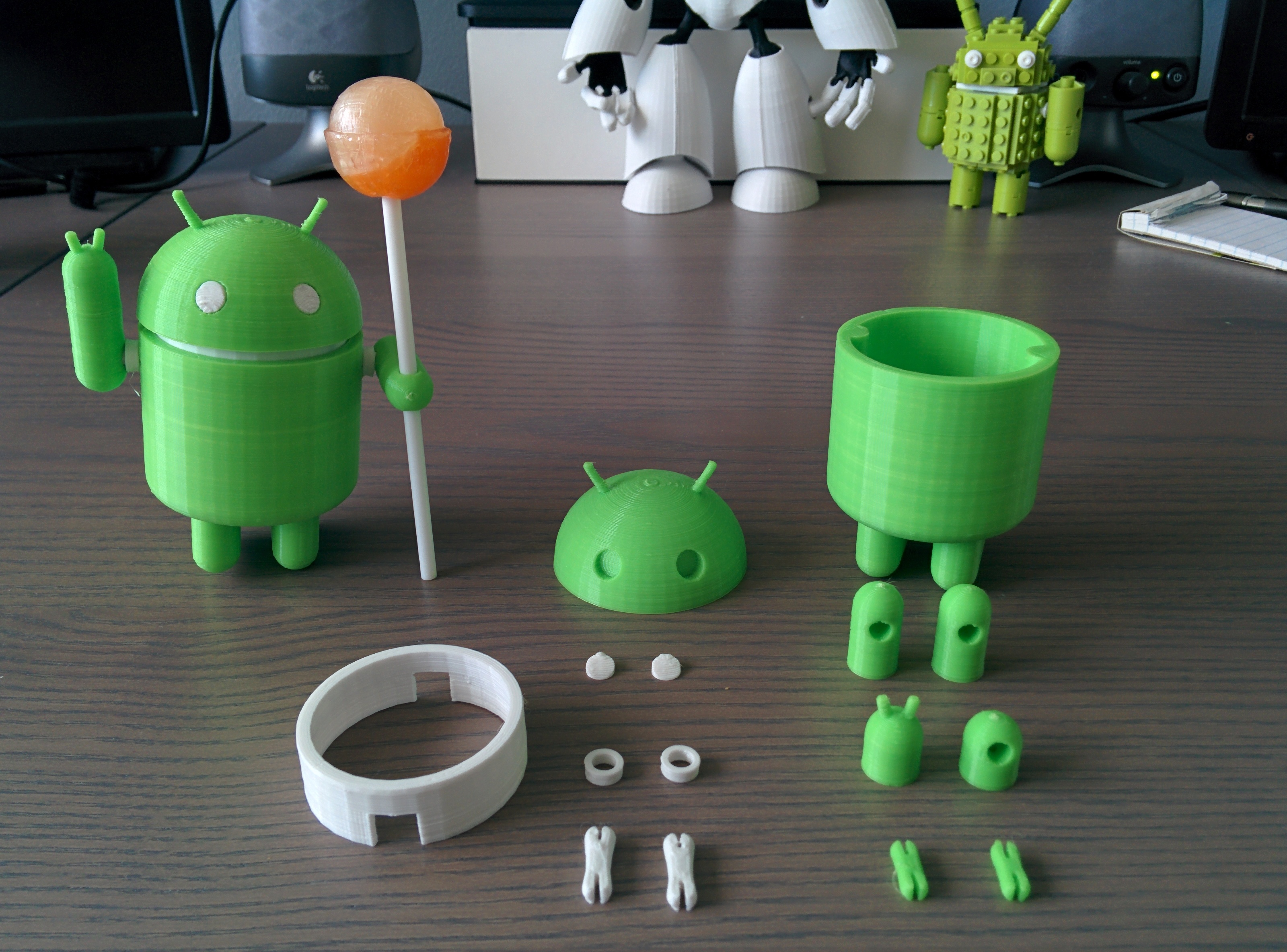 Posable Android Robot