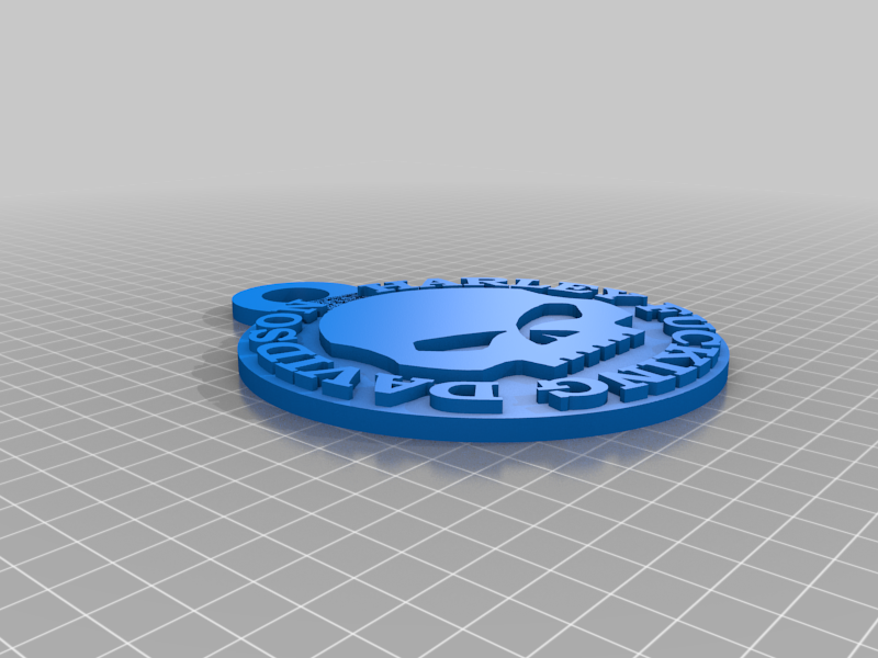 Double Sided Harley Keychain