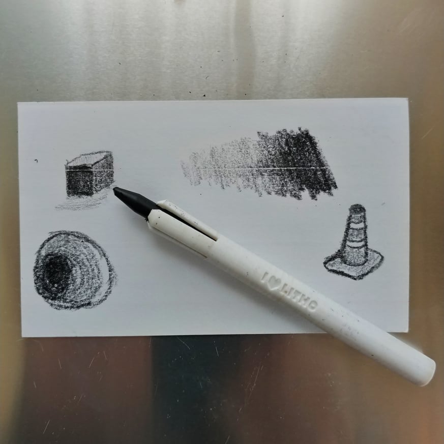I Heart Litho Crayon Holder 1/4"