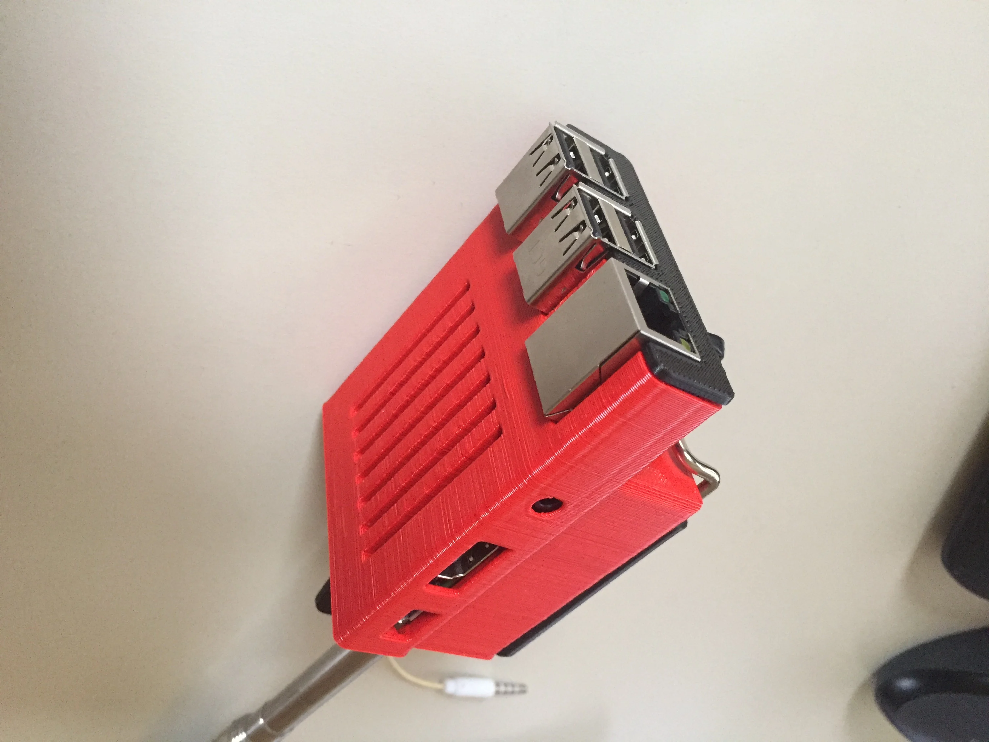EZ-Wifibroadcast Sleeve Case for Raspberry Pi to mount on selfie stick