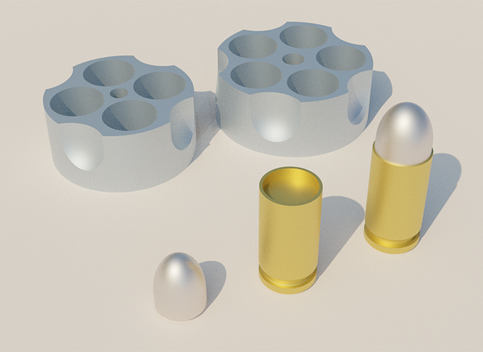 Bang! Bullet health point counters