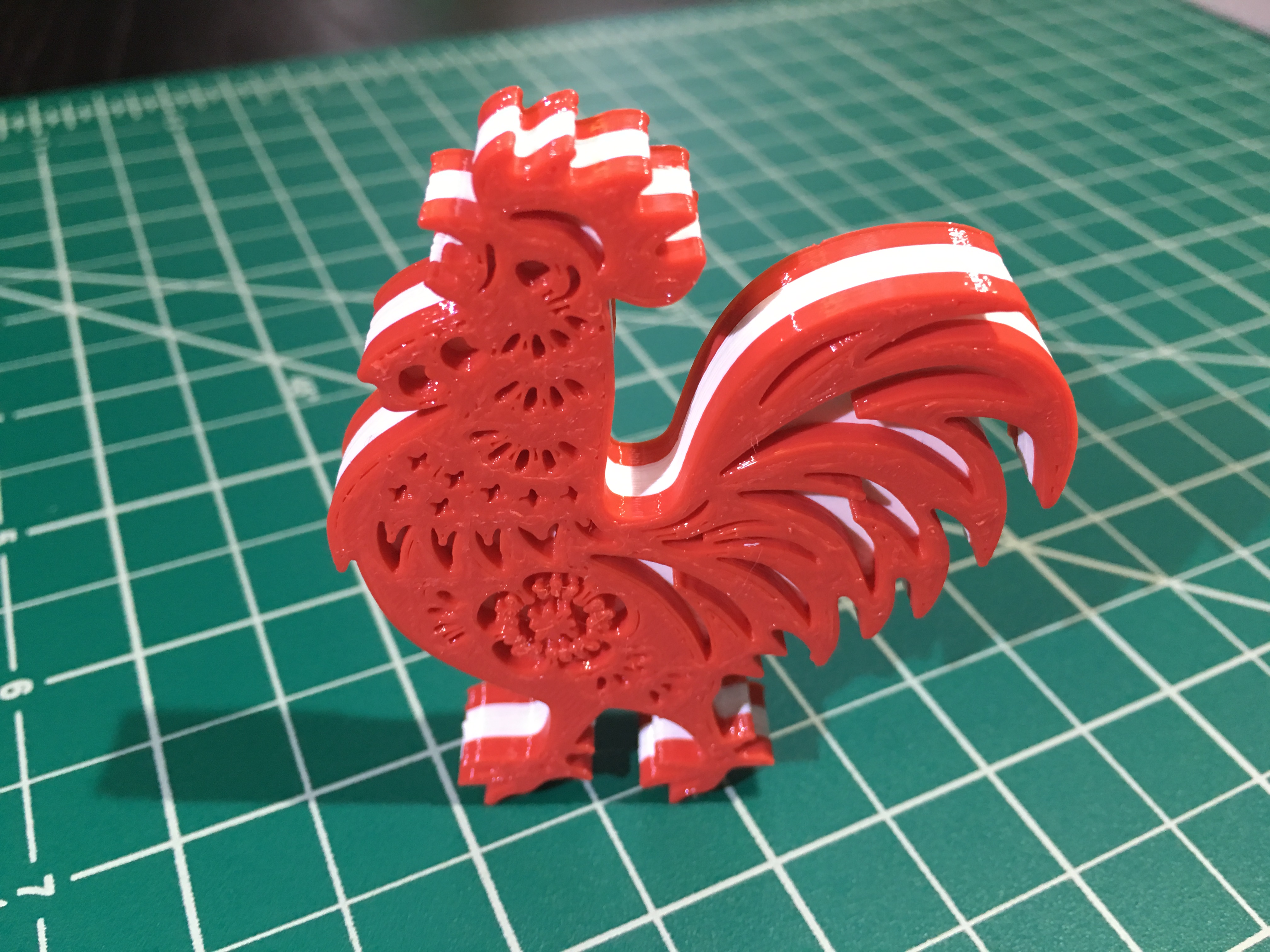 Dual/Multi Material Chinese New Year Rooster