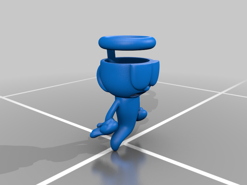 Cuphead Ghost Figure