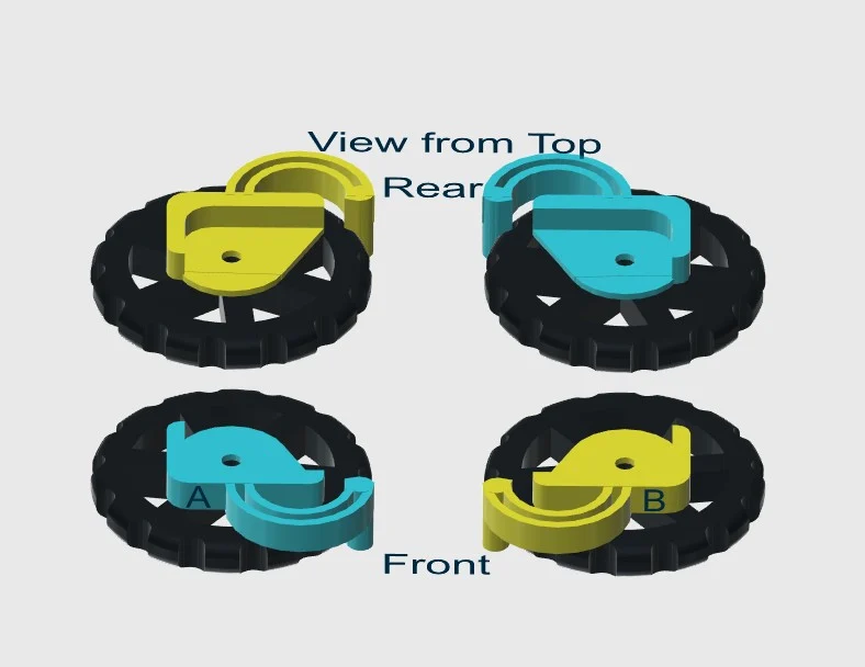 Ender 3/Pro Bed Level Locks