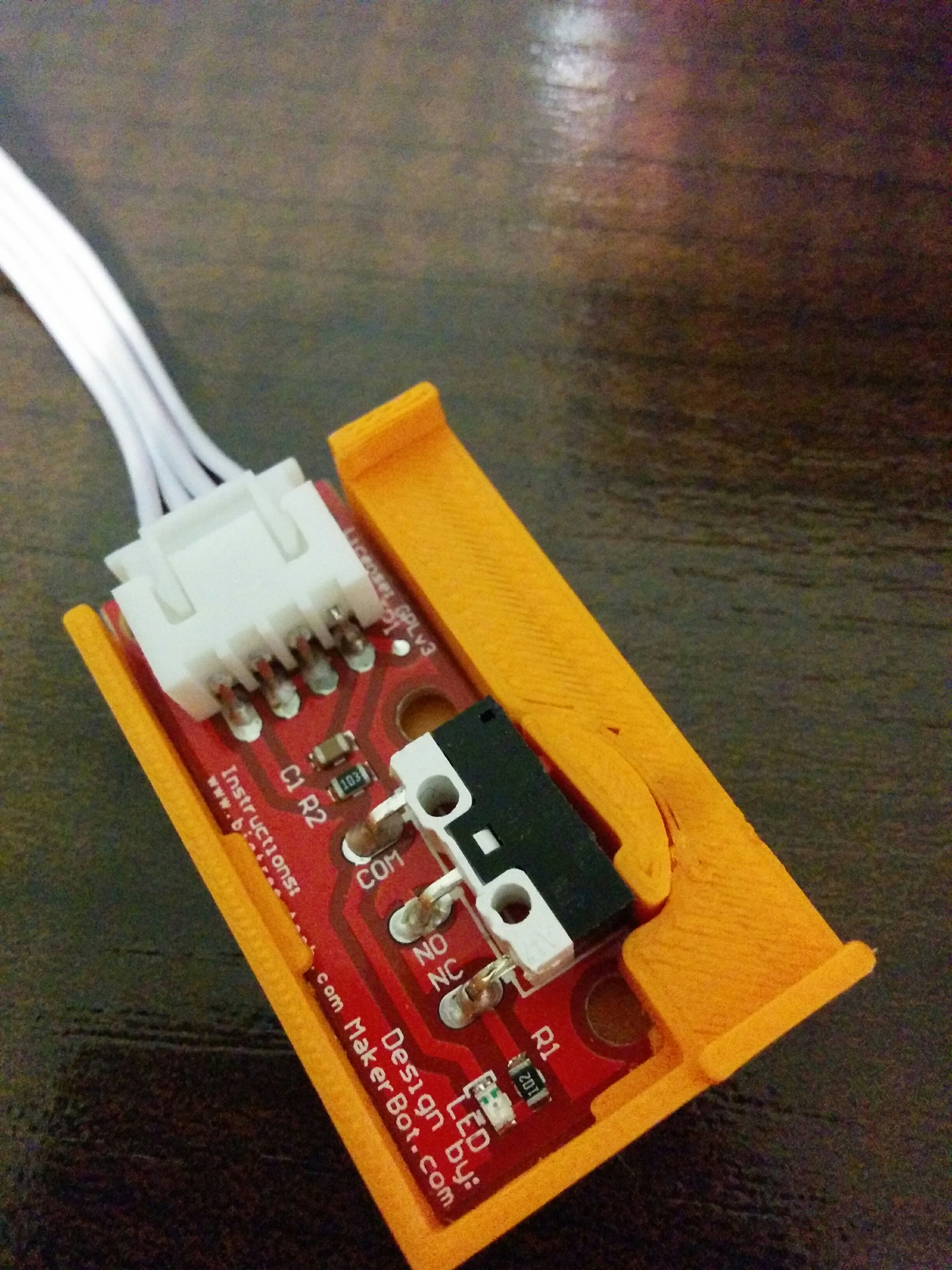 Microswitch filament sensor