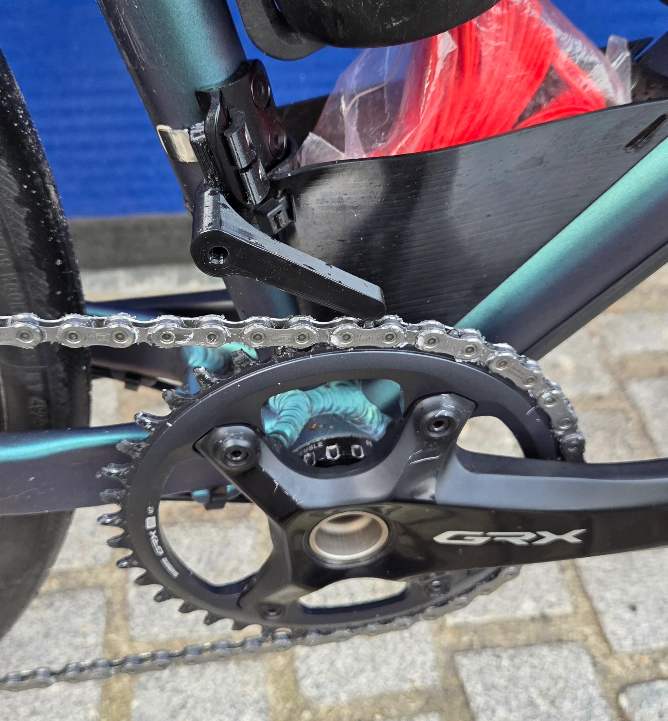 Shimano GRX Schiene 2fach zu 1fach Umbau