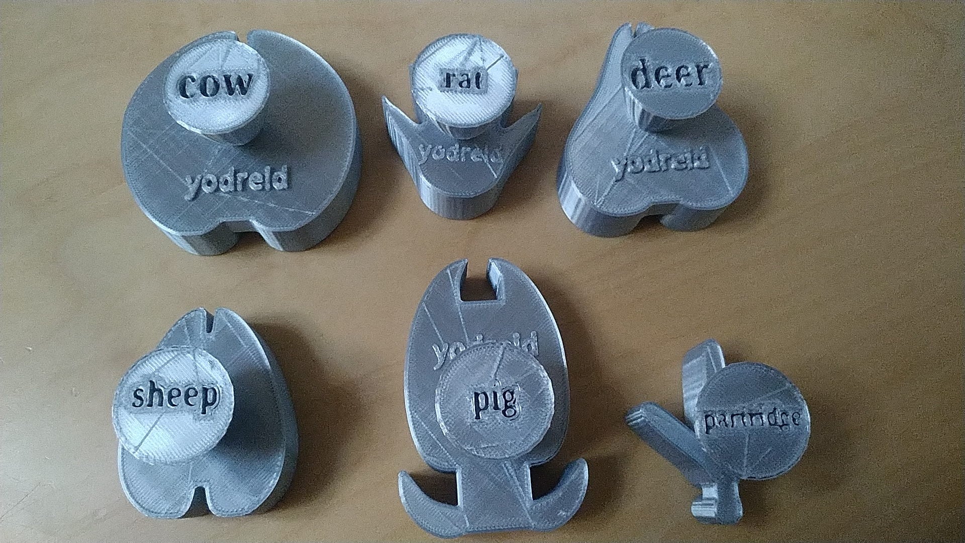Animal Foot Print Stamps