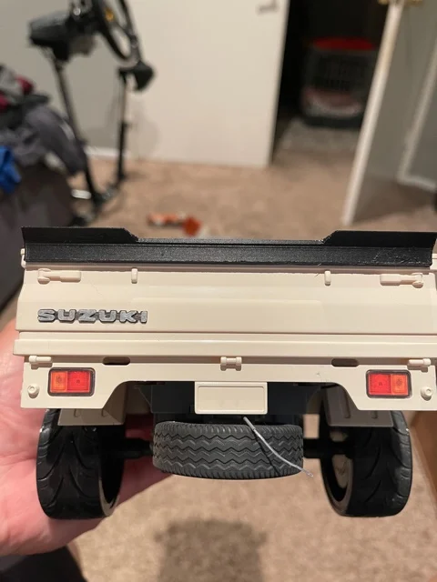 WPL D12 rear bed spoiler