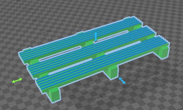 spacer holder for letterbox against water (for dry letters)
