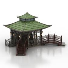 Asian arbour - Chinese/Japanese