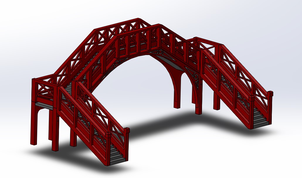 Hogsmeade - Goathland Footbridge OO gauge (1:76) - Harry Potter