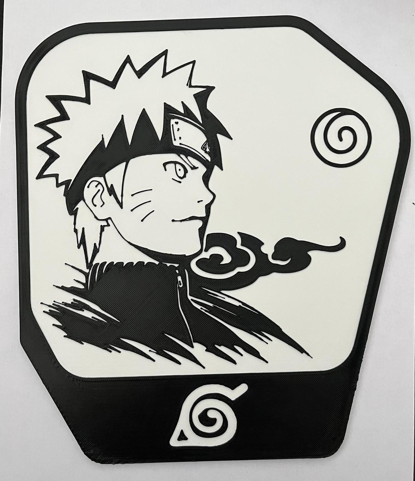 Naruto Uzumaki PosterArt Remix reduced thickness