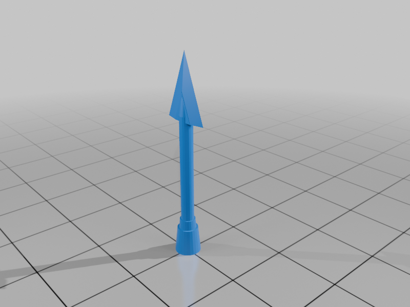 Historically accurate fire arrow head