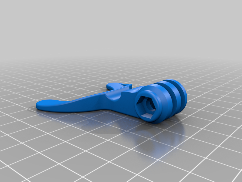 GoPro Mouth mount ( Universal - easy to print)