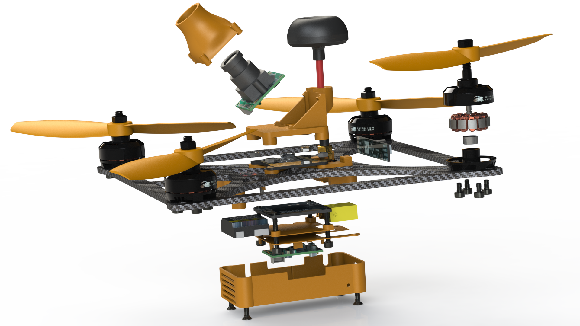 Blackbolt XBR220 Racing Quadcopter
