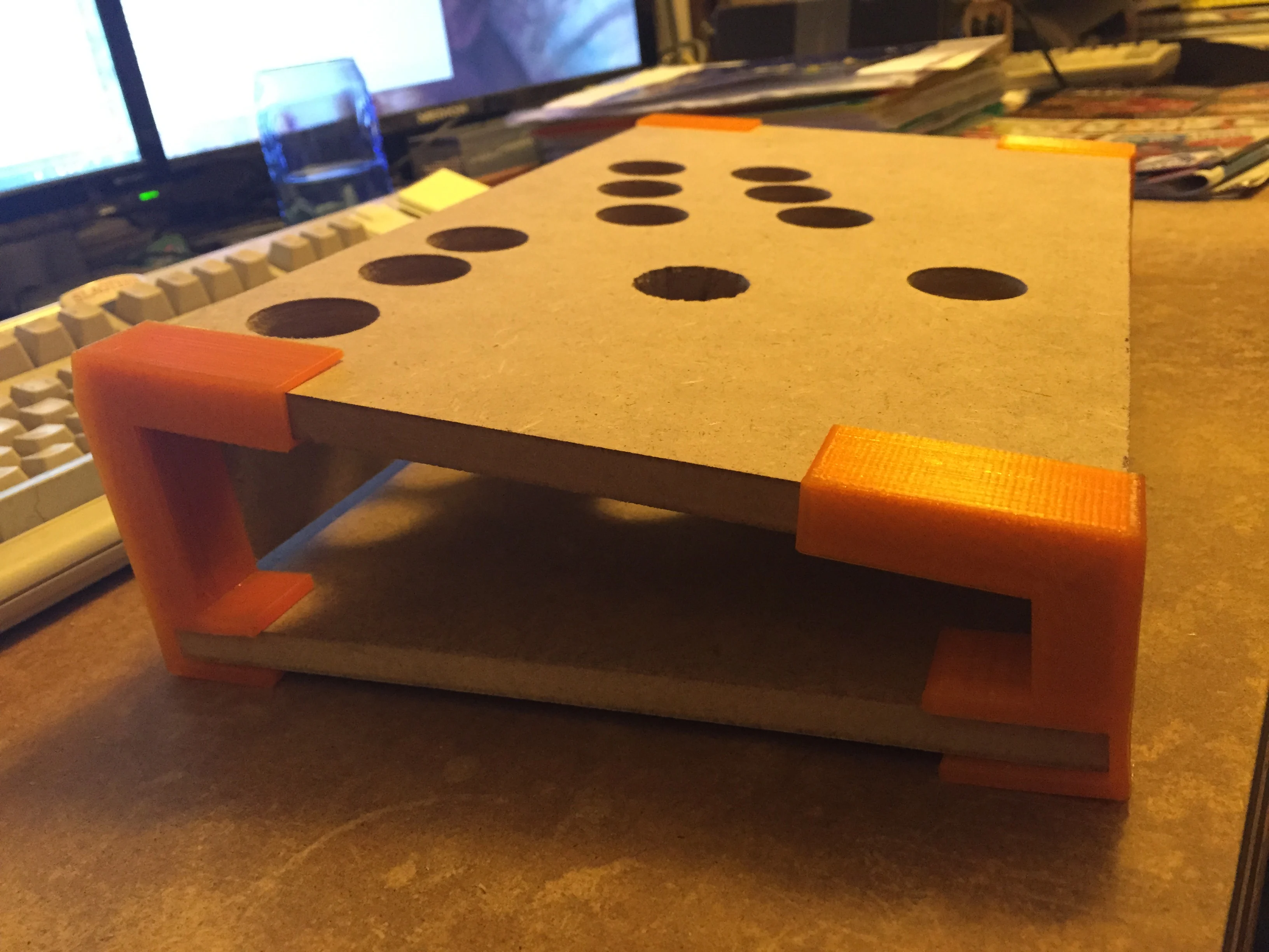Arcade controller box corners