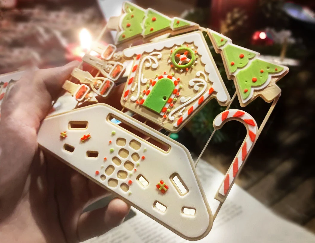 Gingerbread House Ornament Set (Card Kit)